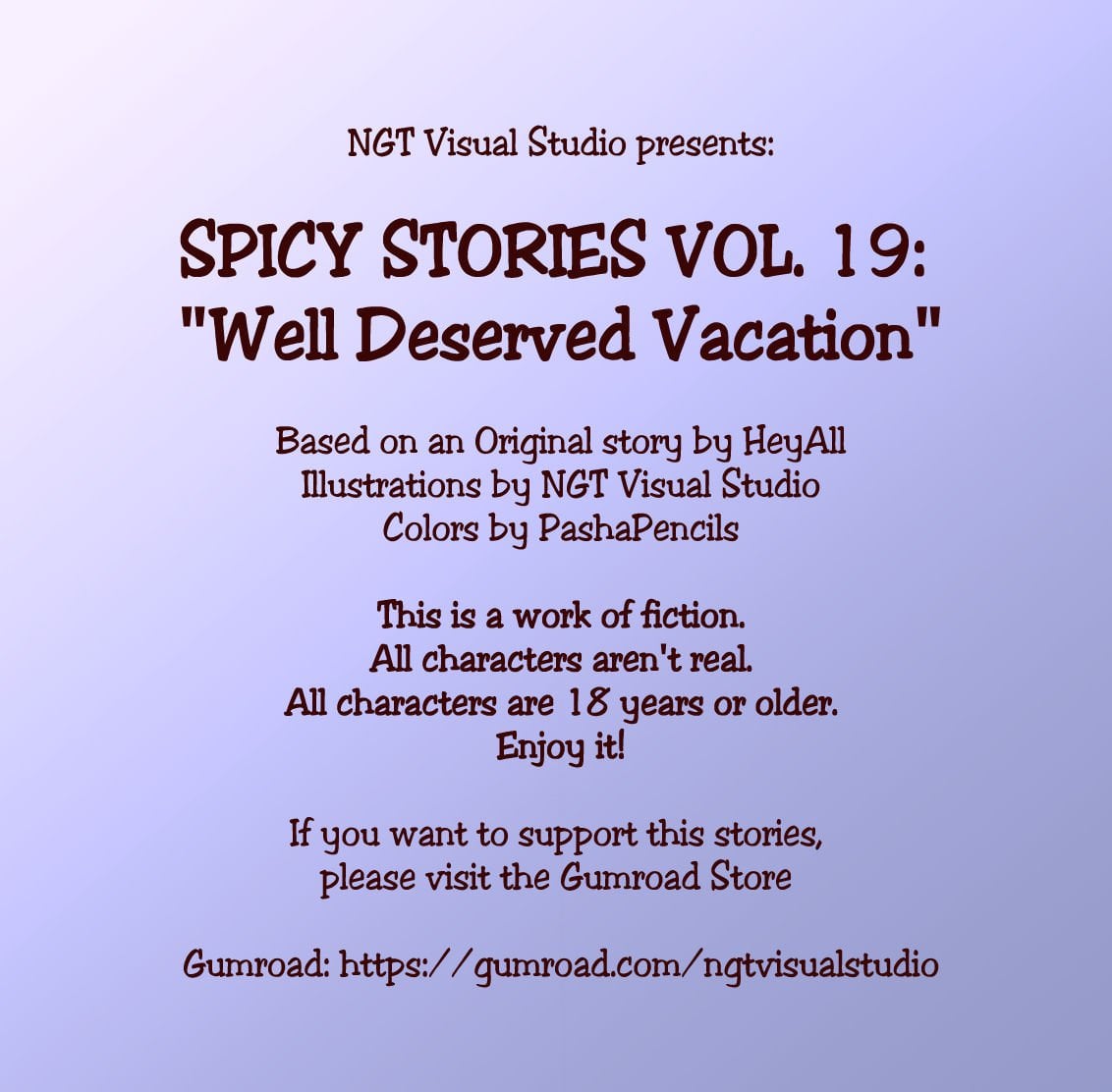 [NGT] – Spicy Stories 19 – Well Deserved Vacation #2