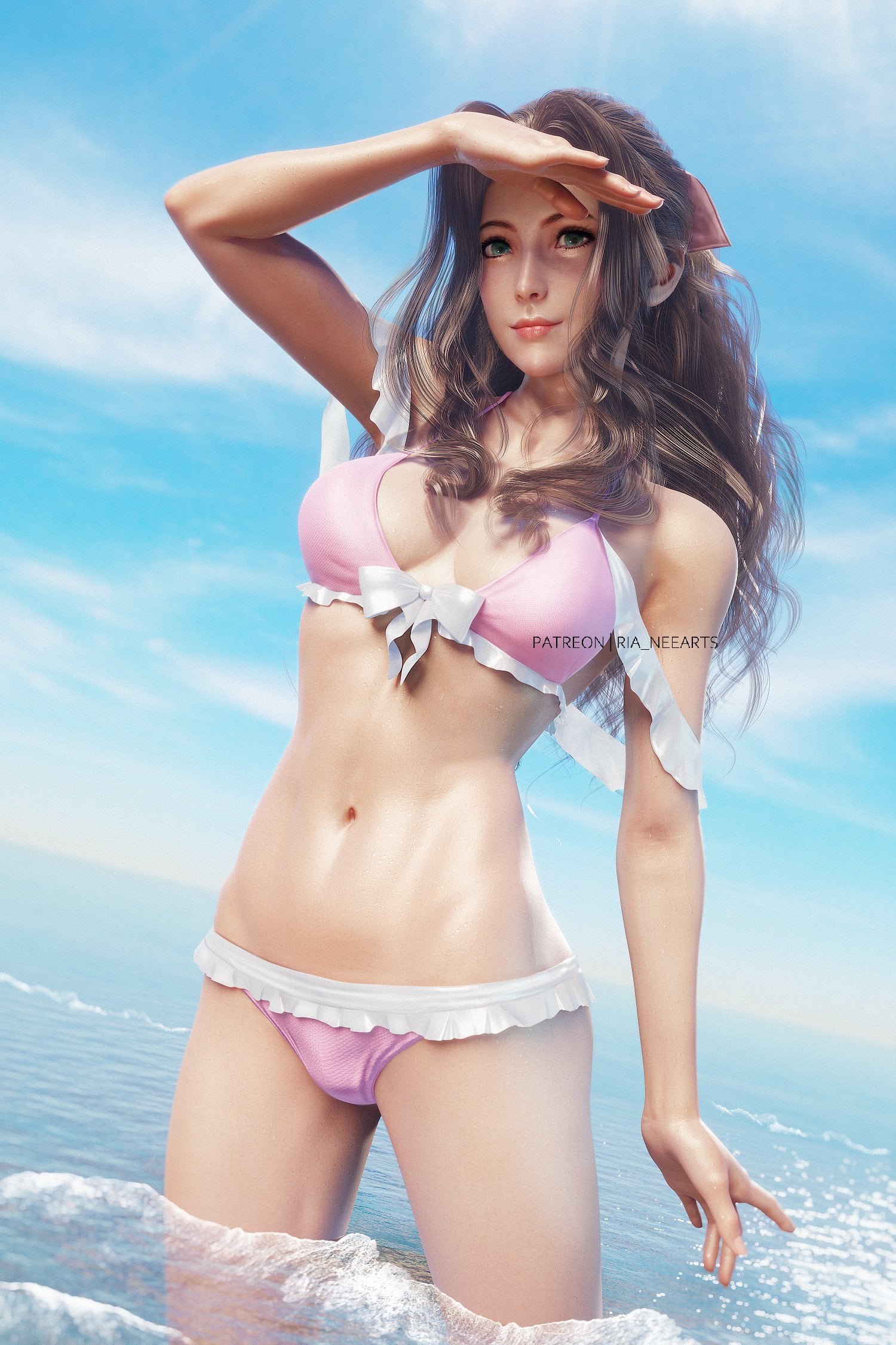 Aerith, (Ria_neearts) [Final Fantasy]