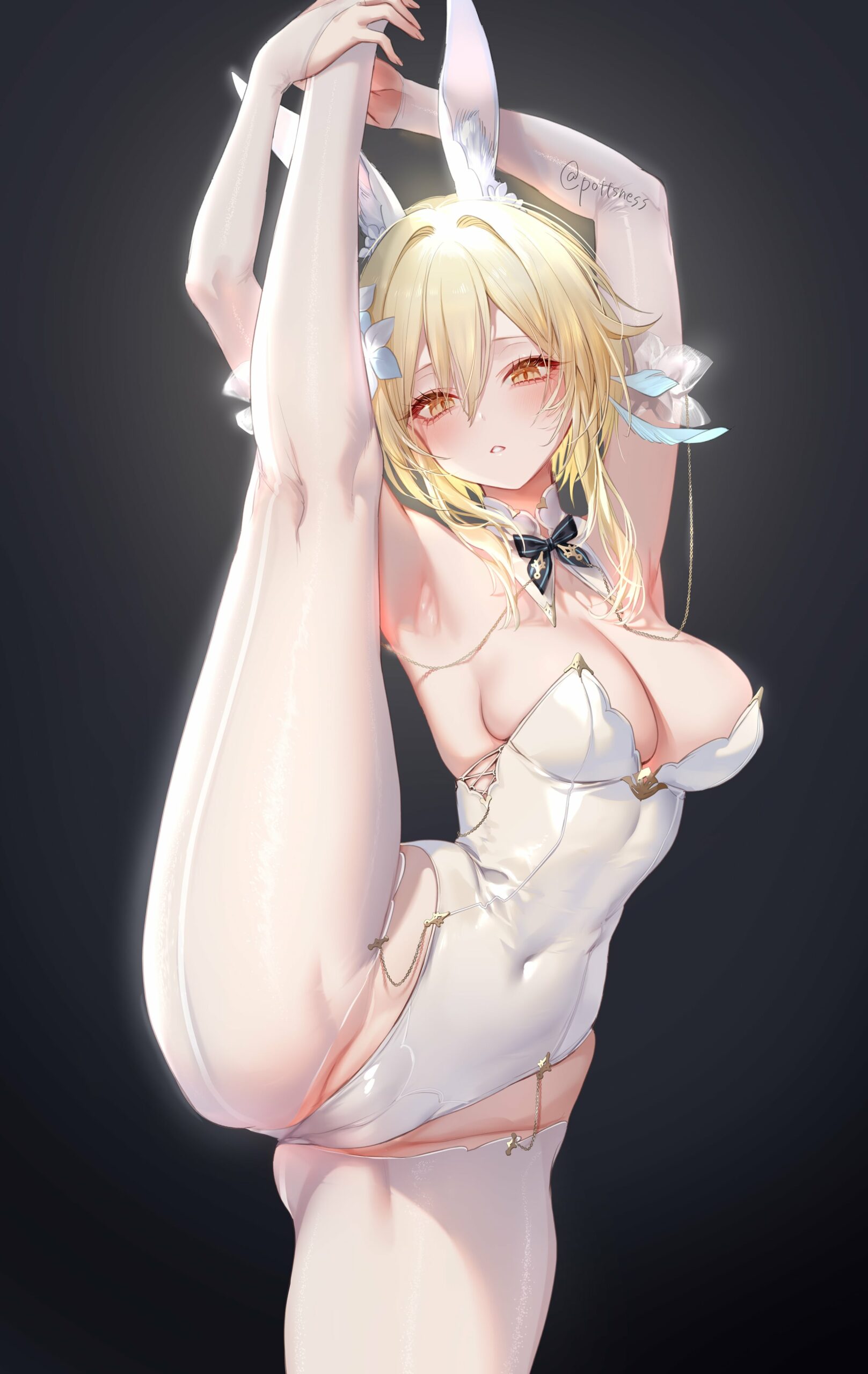 Bunny Girl Lumine (pottsness) [Genshin Impact]