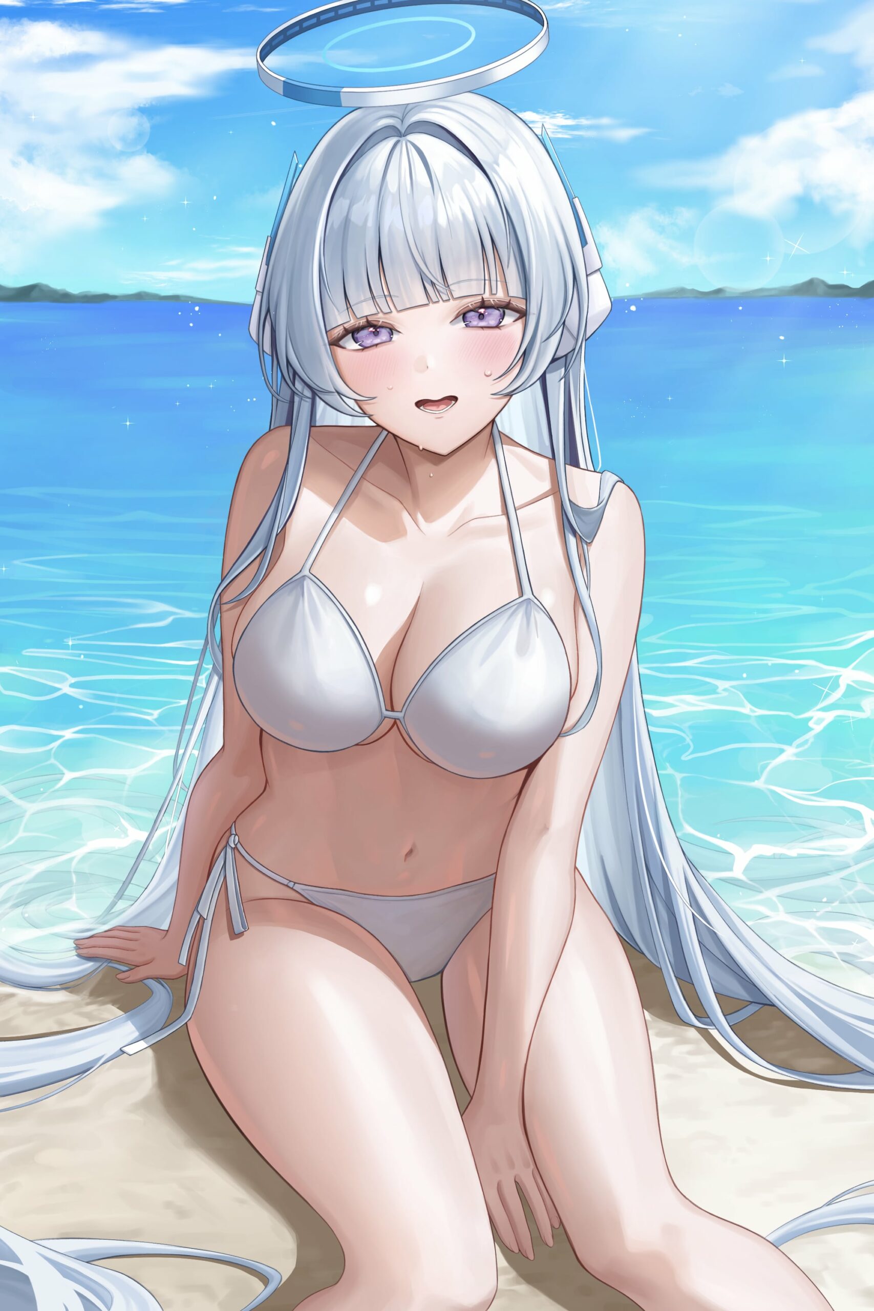 Noa at the beach (KANGSE) [Blue Archive]