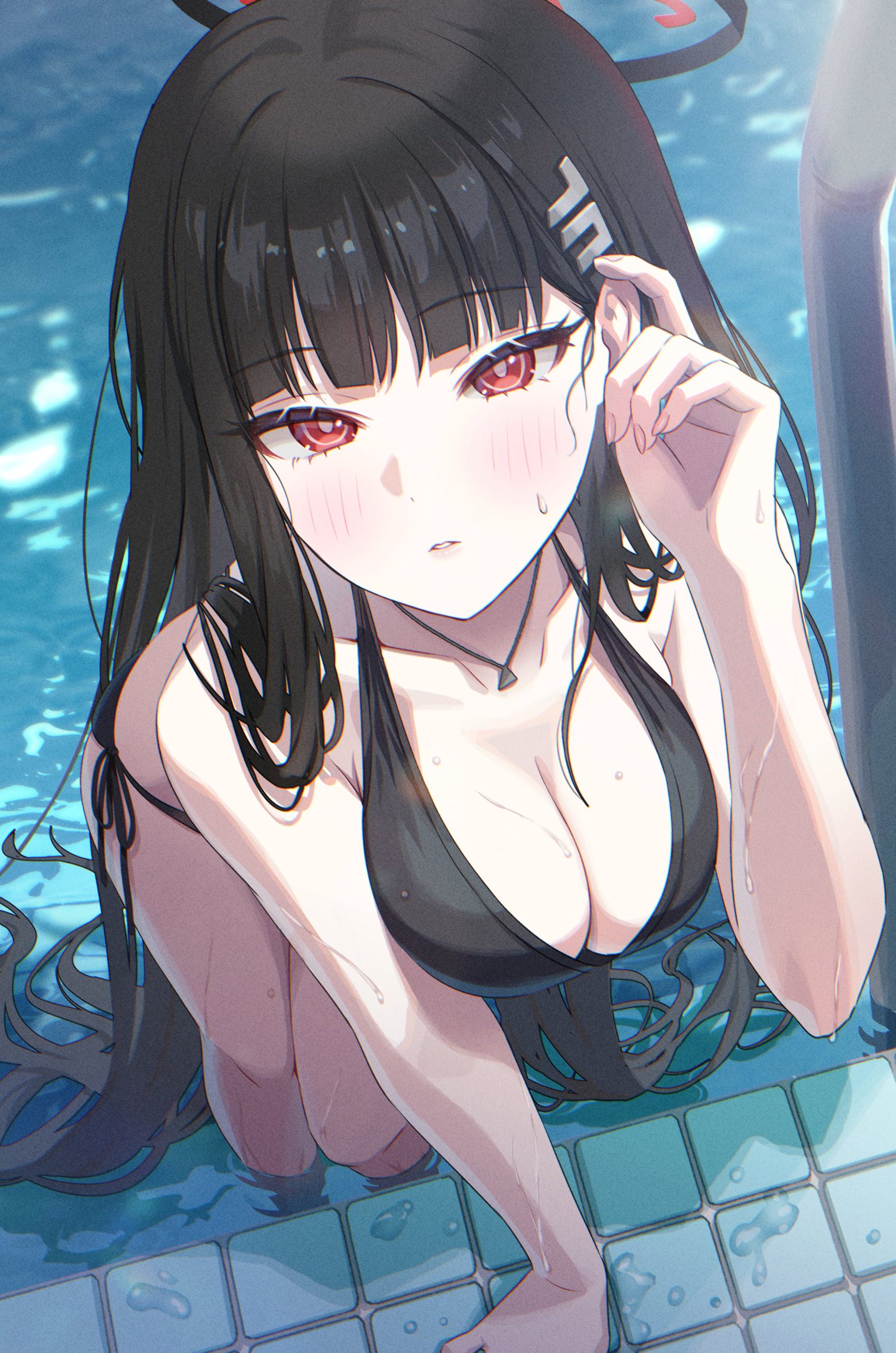 Rio in the pool (momoimon/毎日投稿中) [Blue Archive]