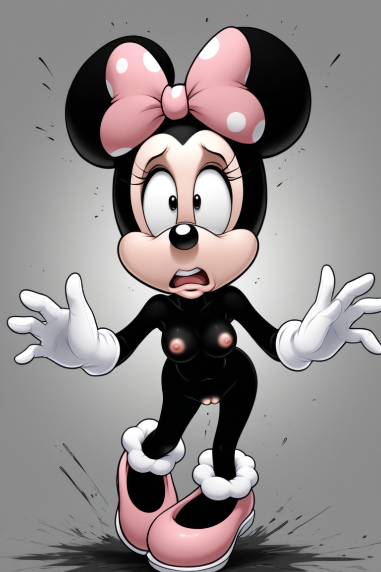 Cartoon Porn – ai generated bow cartoon disney falling minnie mouse | 1088694