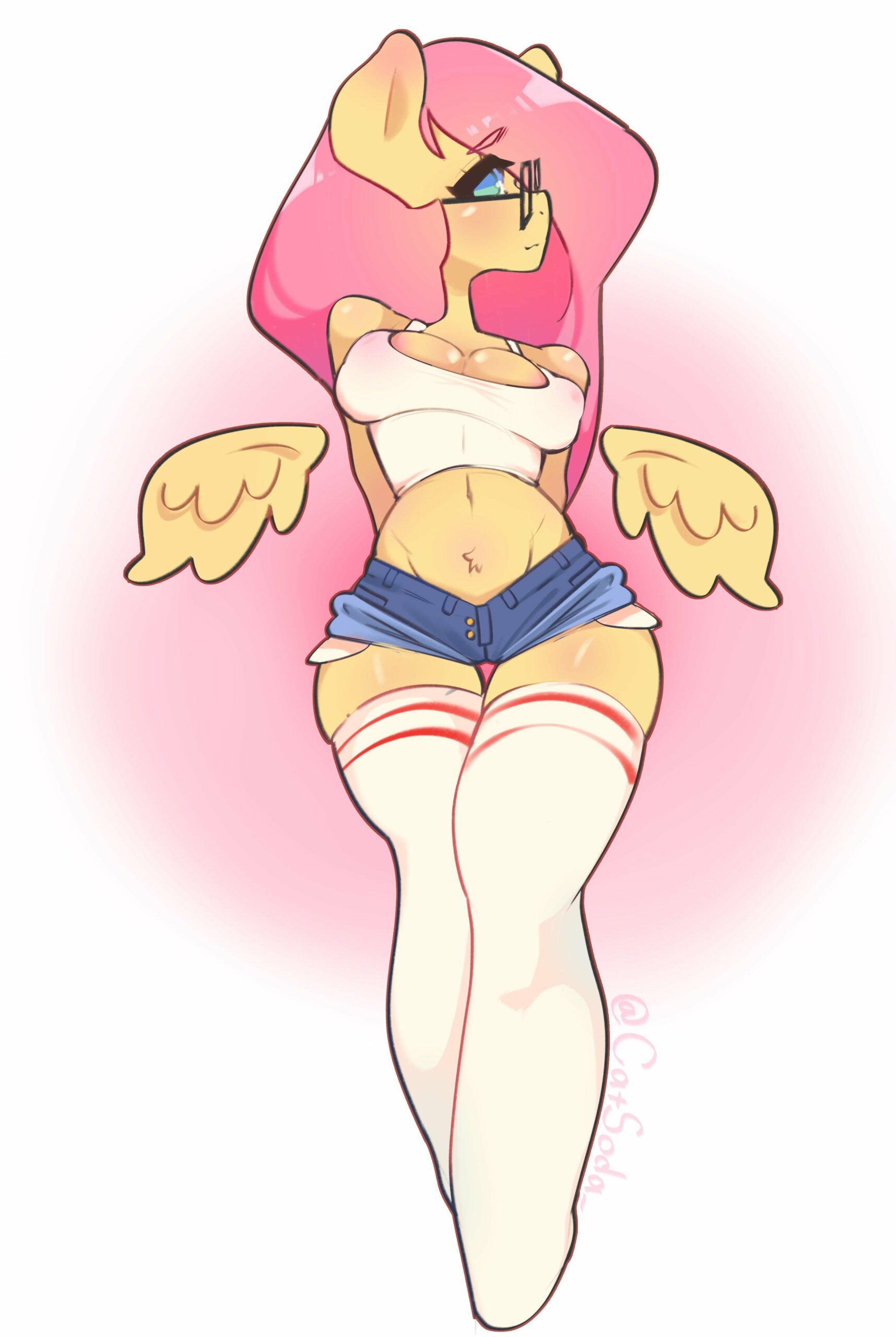 Fluttershy [ mlp ] by CatSoda_