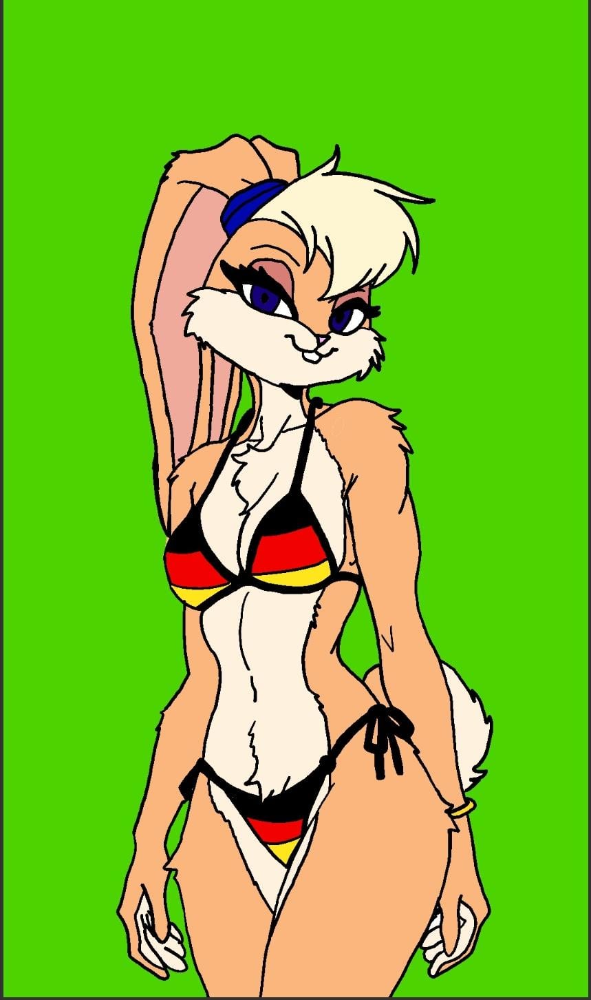 German lola bunny by (gachafox)