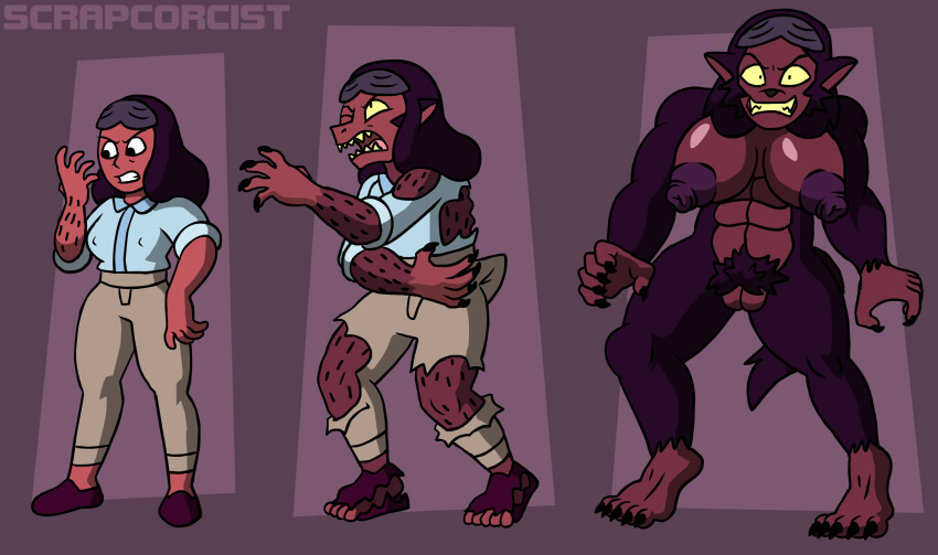 cartoon_network milf priyanka_maheswaran scrapcorcist steven_universe transformation werewolf