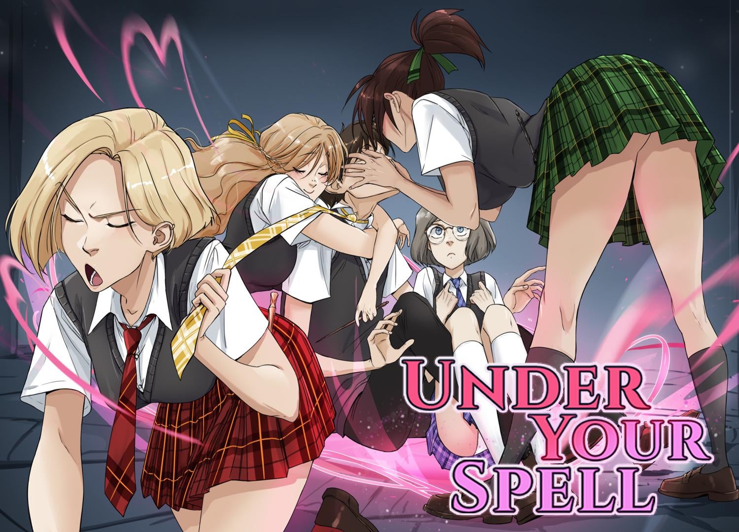 Making an original Magic school dating simulator called “Under Your Spell”