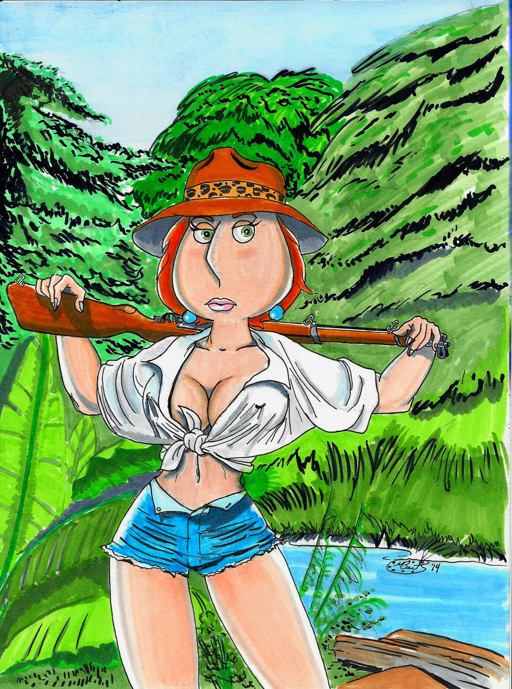 Cartoon Porn – big breasts breasts cartoon milf cleavage family guy kiff57krocker (artist)