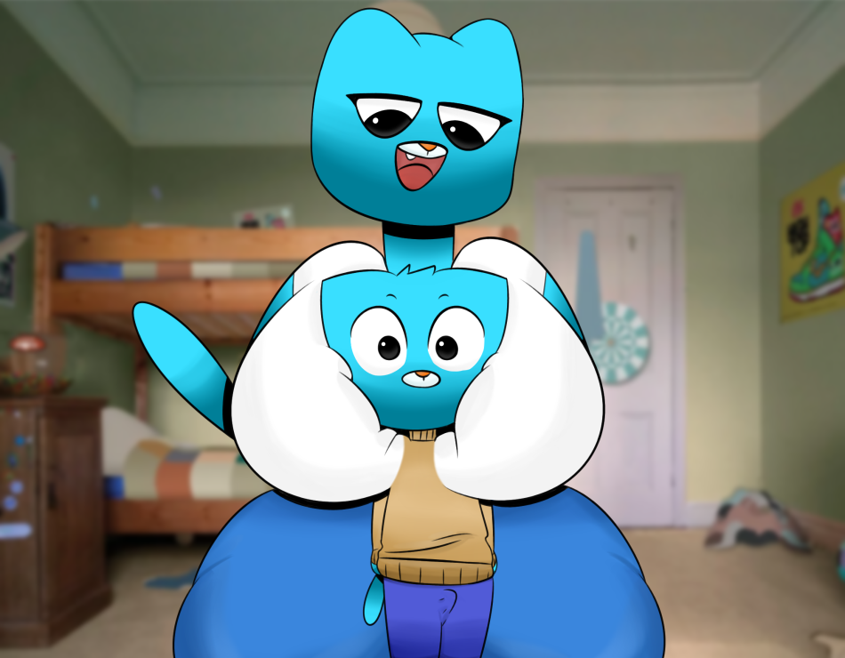 Cartoon Porn – 2018 anthro big breasts blue fur breasts bulge cartoon milf cartoon network