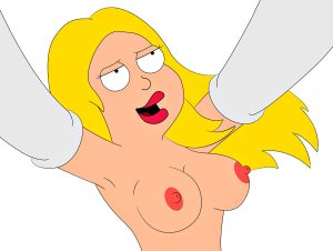 Cartoon Porn – american dad big breasts blonde hair cartoon milf elbow gloves francine