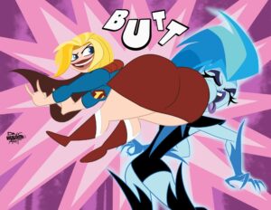 Cartoon Porn – 2 girls ass ass up cartoon network clothed dat ass dc comics dc super hero