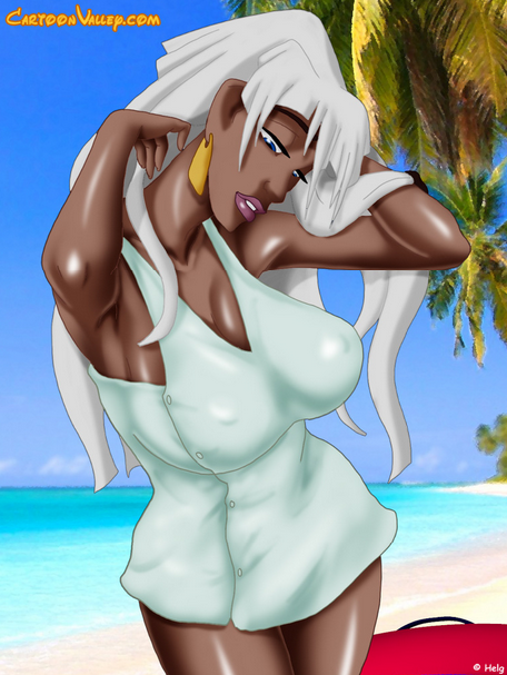 Cartoon Porn – alluring atlantis: the lost empire beach big breasts breasts