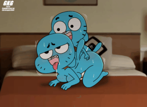 Cartoon Porn – 1boy 1girl ambiguous penetration anthro ass bed bedroom big breasts black