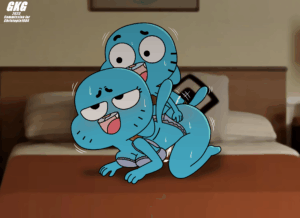 Cartoon Porn – 1boy 1girl ambiguous penetration anthro ass bed bedroom big breasts black