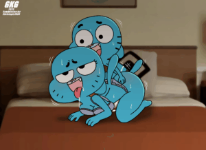 Cartoon Porn – 1boy 1girl ambiguous penetration anthro ass bed bedroom big breasts black