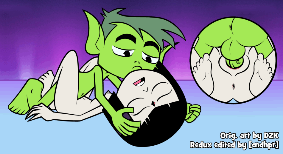 Cartoon Porn – 1boy 1girl anus ass beast boy black hair breast canon couple cartoon network