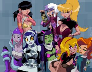 Cartoon Porn – 8girls alien girl attea ben 10 ben 10: omniverse big breasts black hair