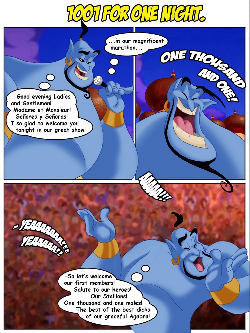 Cartoon Porn – 1001 for one night. aladdin (series) cartoonvalley.com comic disney genie
