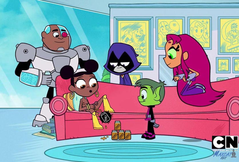 Cartoon Porn – beast boy biting lip brown eyes bumblebee bumblebee (teen titans go) cartoon