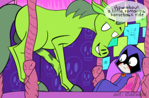 Cartoon Porn – 1girl avian balls beast boy beastiality blush caluriri cartoon network dc