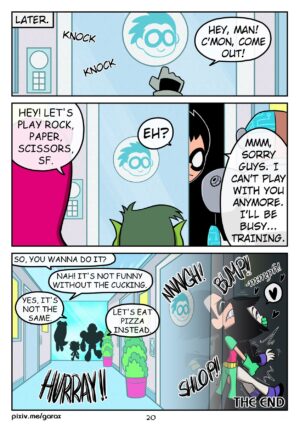 Cartoon Porn – beast boy cartoon network comic cyborg dc comics dick grayson garabatoz