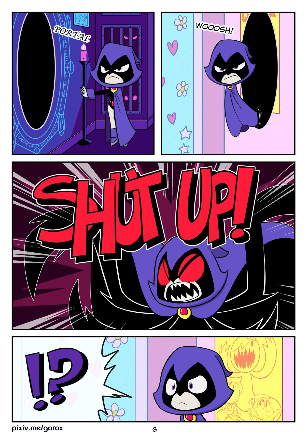 Cartoon Porn – cartoon network comic dc comics garabatoz rachel roth raven (dc) tagme teen