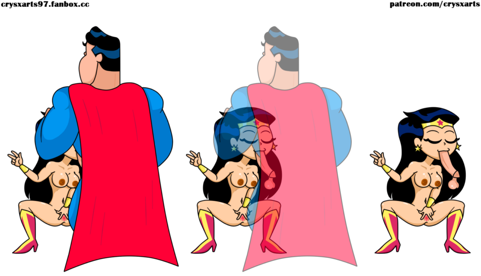 Cartoon Porn – cartoon network clark kent crysx arts dc comics diana prince fellatio