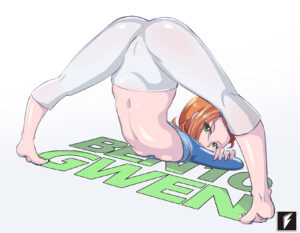 Cartoon Porn – 1girl 1girl 1girl ass barefoot ben 10 blue shirt breasts cameltoe cartoon