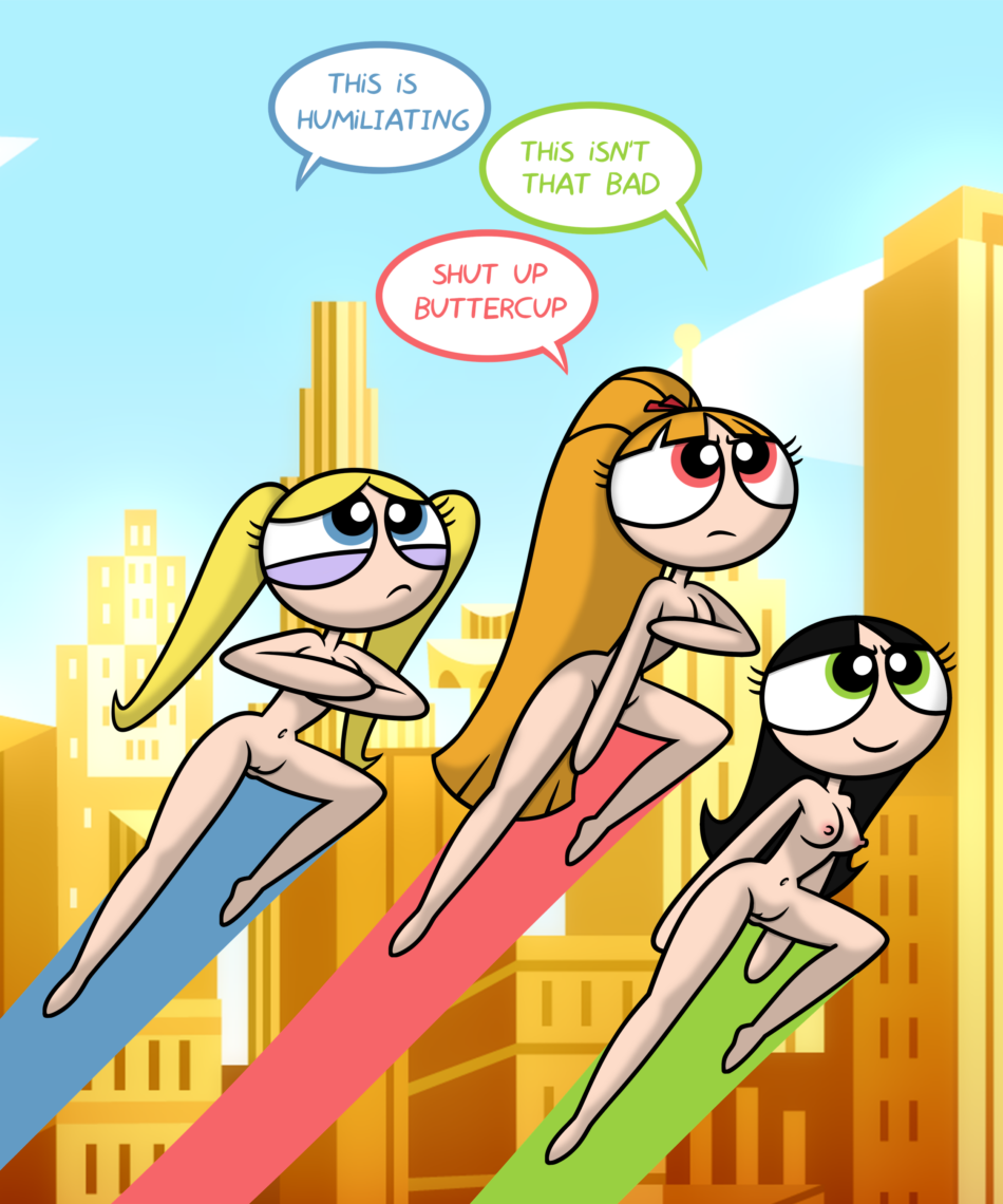Cartoon Porn – 1girl 3 girls aged up big breasts black hair blonde hair blossom (powerpuff