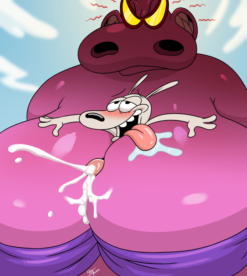 Cartoon Porn – 1boy 1boy1girl 1girl aeolus angry anthro anthro on anthro between breasts