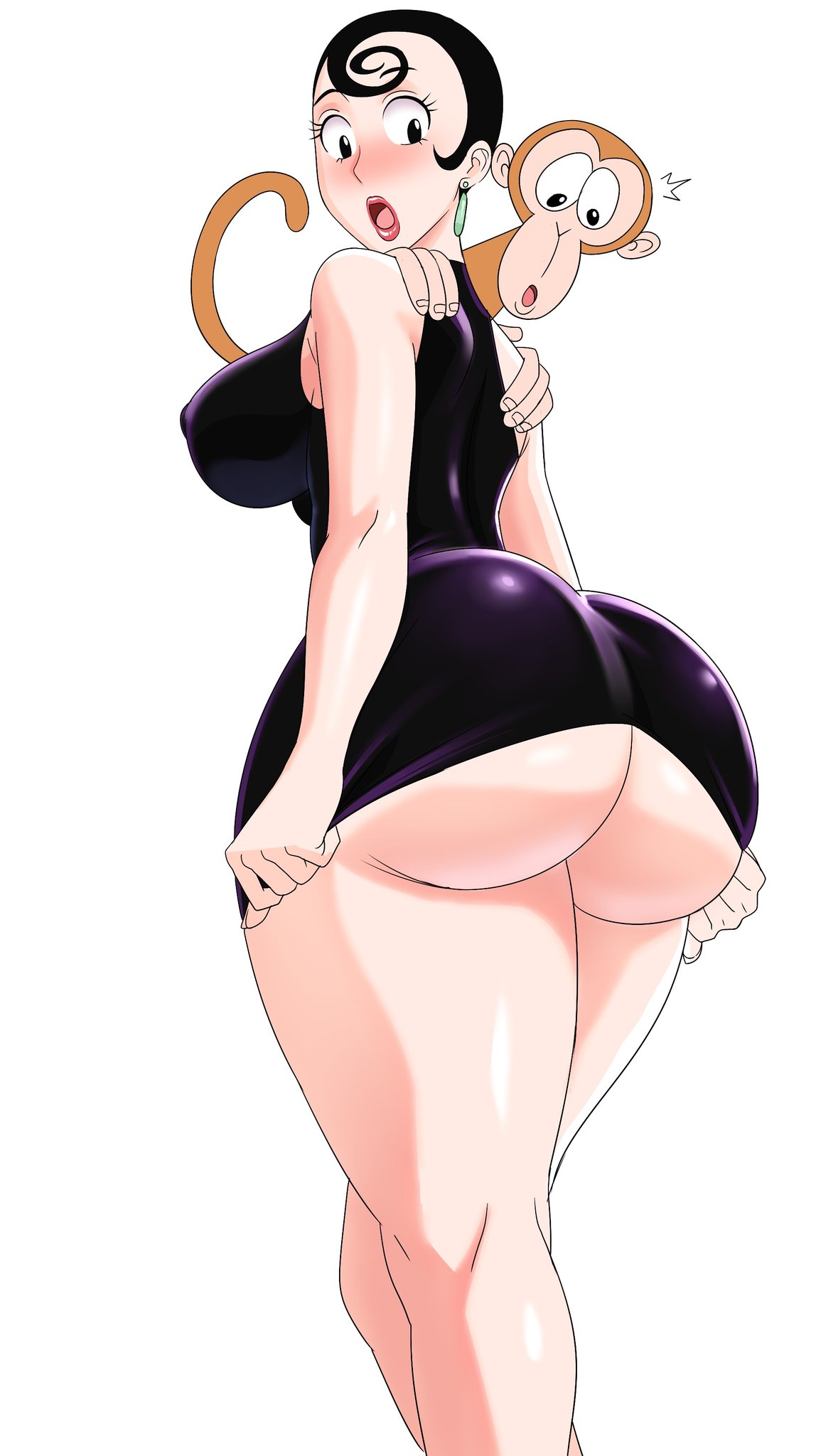 Cartoon Porn – 1girl agent honeydew ass ass too big ass too fat benjicomix big ass big