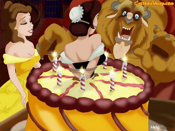 Cartoon Porn – 2005 beauty and the beast birthday cake bondage cartoonvalley.com disney