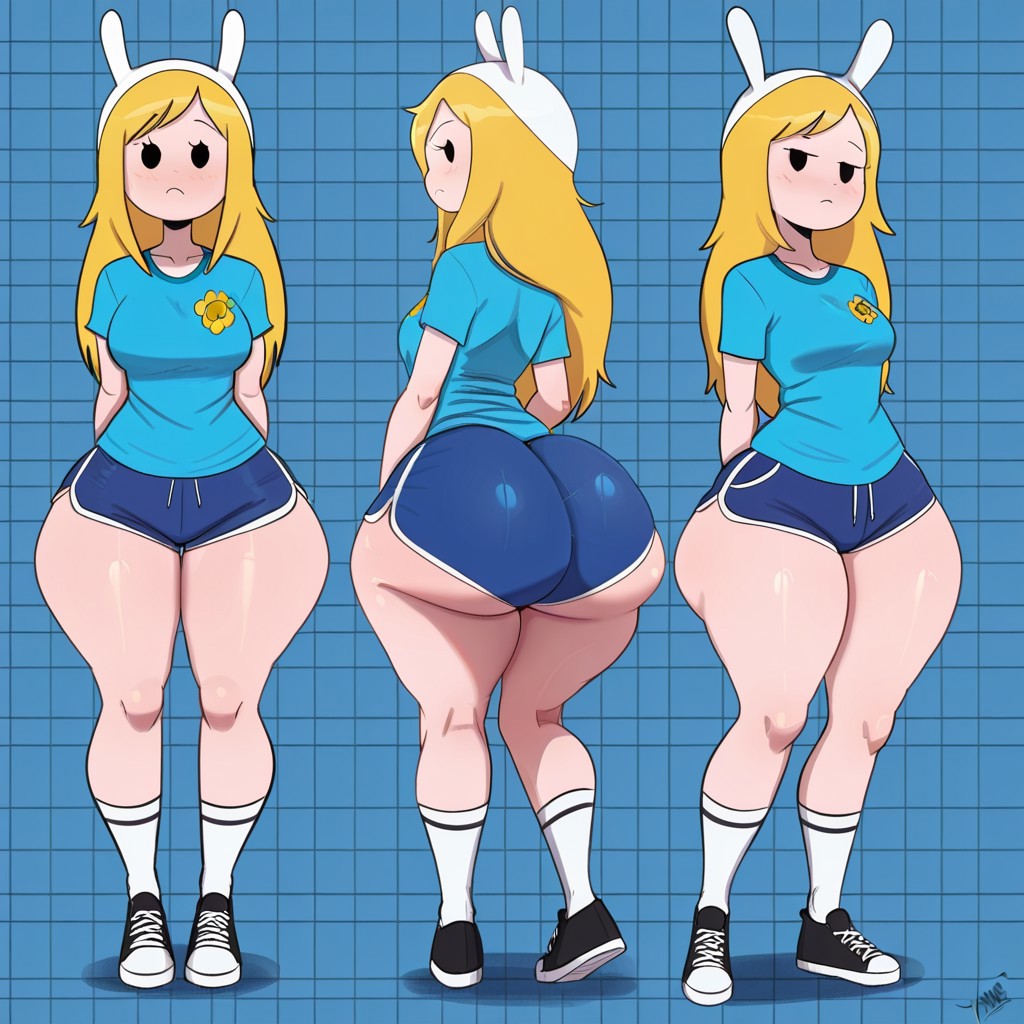 Cartoon Porn – 1girl adventure time ai generated ass big ass big breasts booty shorts
