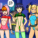 Cartoon Porn – 3 girls alley backpack black hair blonde hair blossom (ppg) blue eyes bob