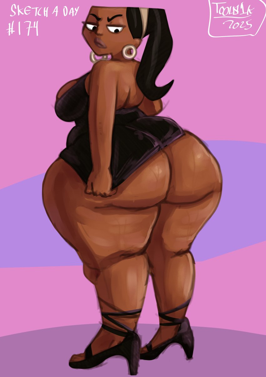 Cartoon Porn – 1girl 1girl black hair cartoon network dark-skinned female dark skin dress