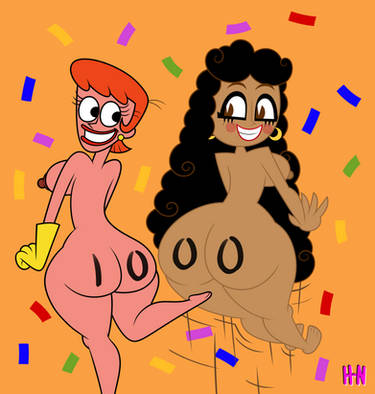 Cartoon Porn – 1girl 2023 ass black hair booty cartoon network crossover dancing dexter’s