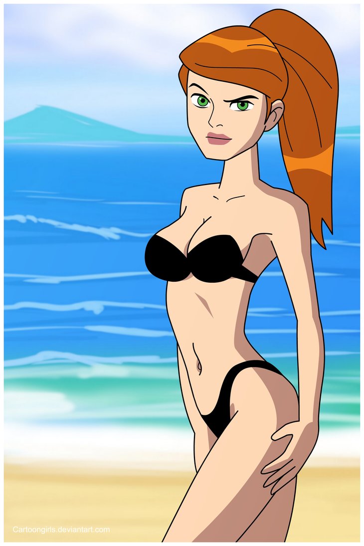 Cartoon Porn – 1girl alternate costume arm at side bangs bare arms bare legs bare shoulders