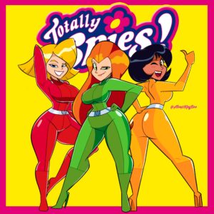 Cartoon Porn – 3girls alex (totally spies) atomickingboo bodysuit cartoon network clover