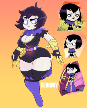 Cartoon Porn – 1girl cartoon network dc female gloomyacid rachel roth raven (dc) solo tagme