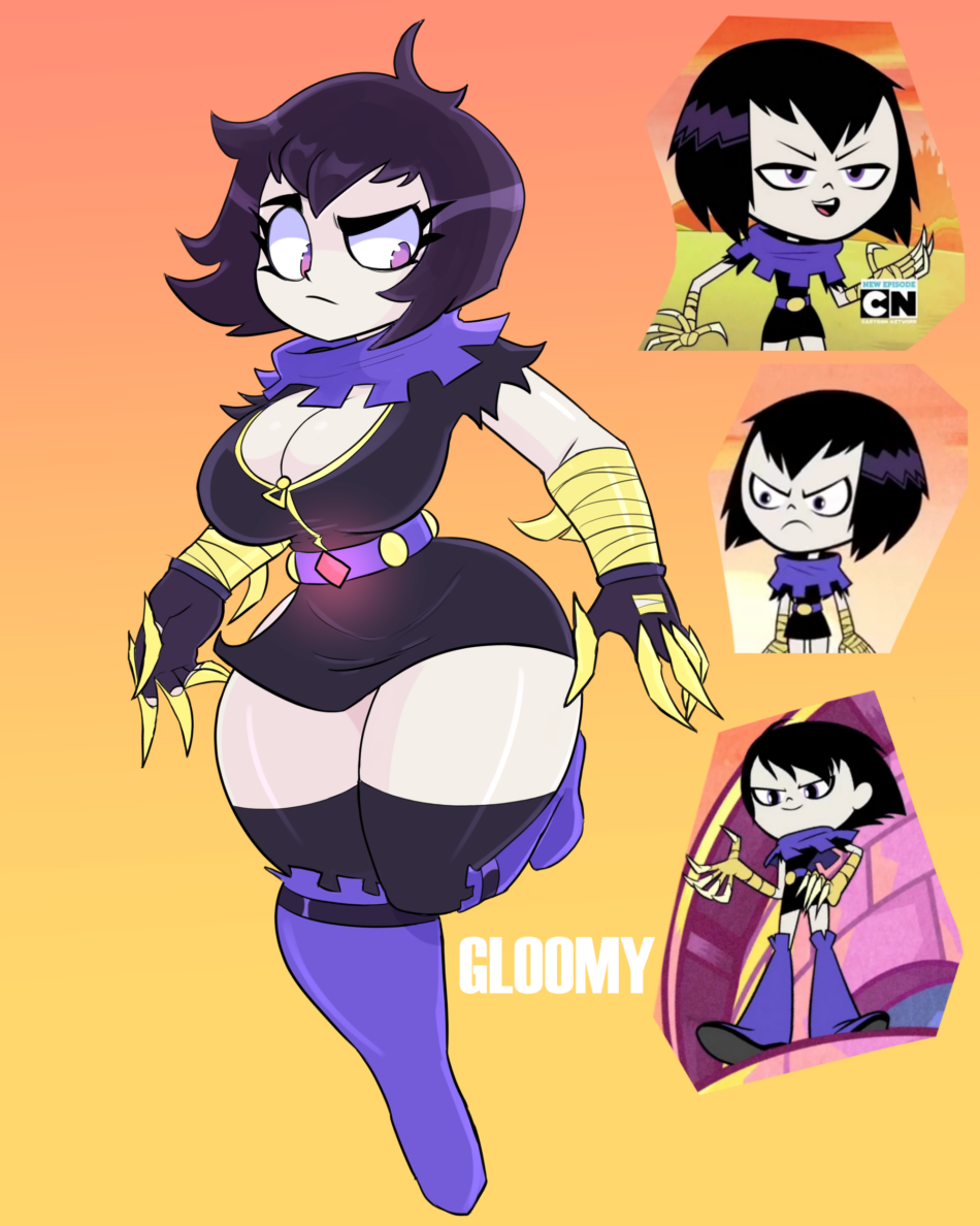 Cartoon Porn – 1girl cartoon network dc female gloomyacid rachel roth raven (dc) solo tagme