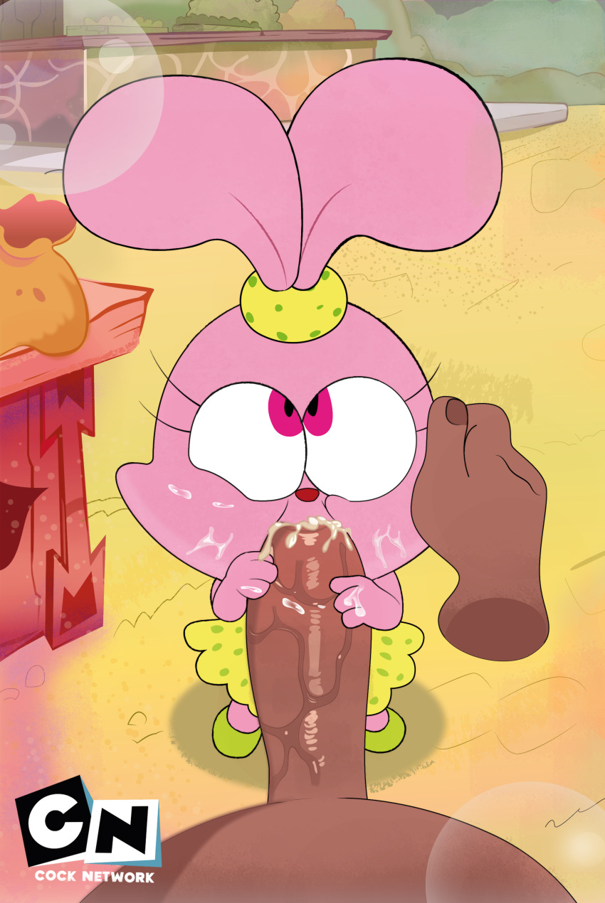 1boy 1girl 2024 3_fingers absurd_res adult_on_young age_difference anthro anthro_focus anthro_penetrated bodily_fluids brand_parody brown_body brown_nails brown_skin cartoon_network chowder_(series) clothed clothed_anthro clothed_female clothed_sex clothing colored_nails cum cum_from_mouth cum_in_mouth cum_inside cum_on_face cum_on_hand cum_on_own_penis cum_on_penis cum_on_self dark_body dark_skin day disembodied_hand dress duo ears_tied_back english_text erection eyelashes faceless_character faceless_human faceless_male feet fellatio female female_anthro female_focus female_penetrated fingernails fingers first_person_view footwear fur genital_fluids genitals goz-o green_clothing green_dress green_footwear green_shoes hand_on_cheek hand_on_penis high-angle_view high_res human human_on_anthro human_penetrating human_penetrating_anthro human_pov humanoid_genitalia humanoid_penis interspecies lagomorph larger_human larger_male leporid looking_up male male/female male_human male_penetrating male_penetrating_female male_pov mammal multicolored_clothing multicolored_dress nails older_human older_male oral oral_penetration outside panini_(chowder) penetrating_pov penetration penile penile_penetration penis penis_in_mouth pink_body pink_ears pink_eyes pink_fur polka_dot_dress ponytail_ears rabbit red_nose saliva saliva_on_penis sex shoes size_difference smaller_anthro smaller_female smaller_penetrated solo_focus text two_tone_clothing two_tone_dress white_text yellow_clothing yellow_dress young young_anthro young_female younger_anthro younger_female younger_penetrated