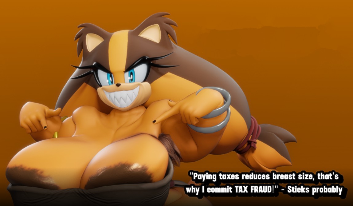 Cartoon Porn – 1girl 2025 3d 3d model 3d render armpit hair armpits badger big breasts blue