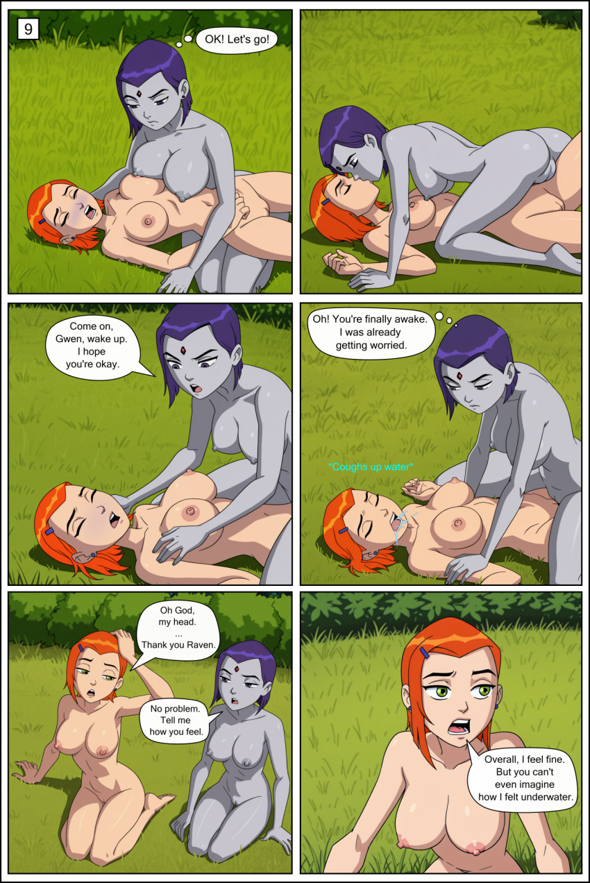 2girls age_difference ai_generated ben_10 cartoon_network crossover dc_comics female gwen_tennyson juvenile_female lesbian_competitive_intercourse nude older older_and_young_girl older_female older_female_and_younger_girl rachel_roth raven_(dc) sexfightfun teen_titans warner_brothers young young_adult young_adult_and_young_girl young_adult_female young_adult_woman young_female young_girl younger_female yuri