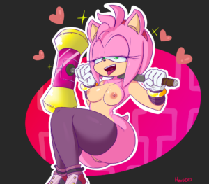 Cartoon Porn – <3 1girl amy rose amy rose (boom) anthro areola armwear ass bandage