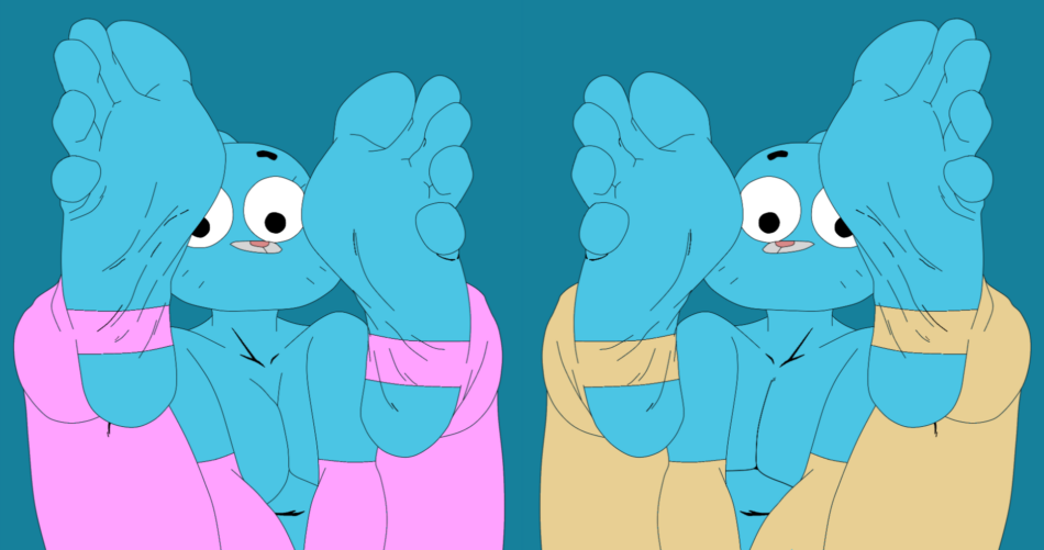Cartoon Porn – 1boy 1girl 5 toes blue fur breasts cartoon network cat catboy cute feet