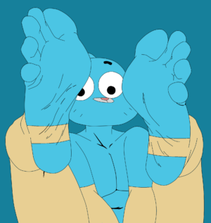 Cartoon Porn – 1boy 5 toes blue fur cartoon network cat catboy cute feet cyborg-steve