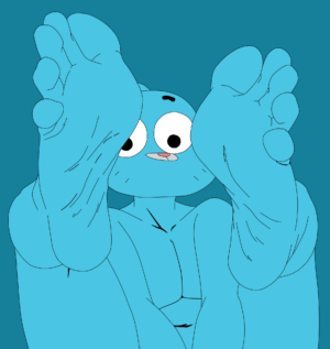 Cartoon Porn – 1boy 5 toes blue fur cartoon network cat catboy cute feet cyborg-steve
