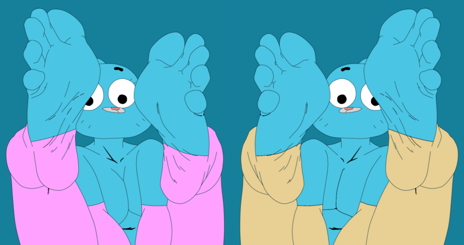 Cartoon Porn – 1boy 1girl 5 toes blue fur breasts cartoon network cat catboy cute feet