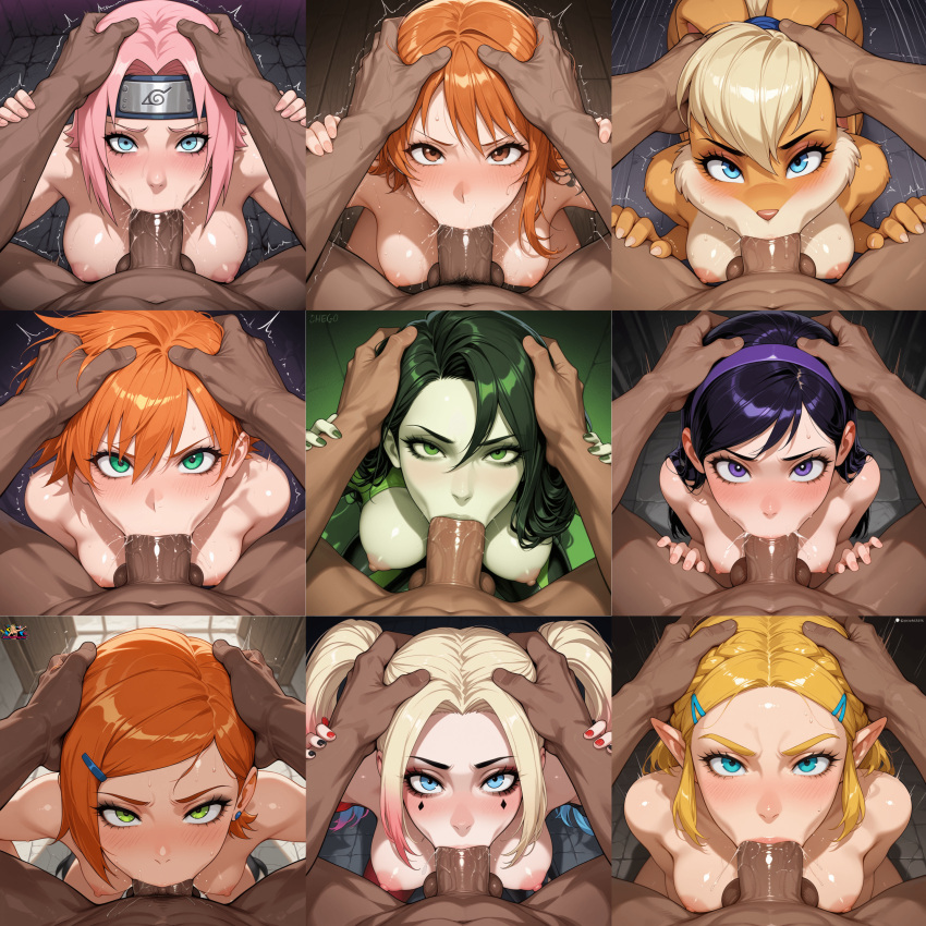 1girl 9girls ai_assisted ai_generated ben_10 black_hair blonde_hair blue_eyes brown_eyes cartoon_network c*****g choking_on_cock collage comission coughing dark-skinned_male dc_comics dcau deepthroat disney doctor_payne eyelashes eyes eyeshadow free_use furry furry_female ginger ginger_hair green_eyes green_skin gwen_tennyson gwen_tennyson_(classic) hairband harley_quinn harley_quinn_(arkham_knight) harley_quinn_(series) held_down holding holding_down holding_head intense_sex interracial kasumi_(pokemon) kim_possible lola_bunny looking_at_viewer looking_up makeup male mascara multicolored_hair nami_(one_piece) naruto naruto_(series) naruto_shippuden nintendo nude one_piece oral oral_insertion oral_penetration oral_rape oral_sex orange_hair patreon patreon_logo patreon_username pink_hair pokemon pokemon_trainer pov princess princess_zelda rape_face raped raped_female raped_girl red_hair redhead_female request sakura_haruno shego sloppy sloppy_blowjob space_jam spit teen teenage_girl the_incredibles the_incredibles_2 violet_parr zelda_(breath_of_the_wild)