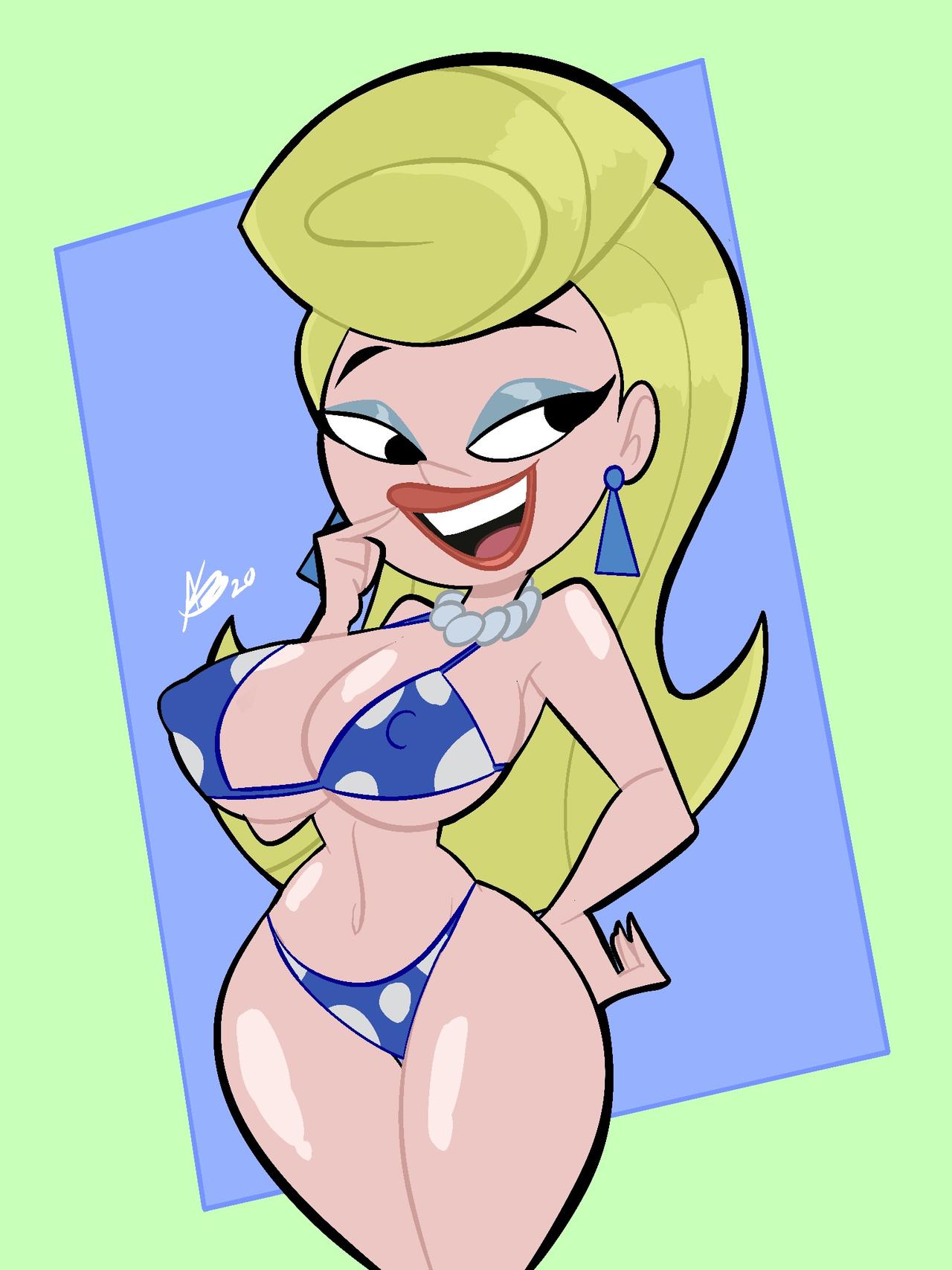 Cartoon Porn – 1girl atomickingboo big breasts big breasts bikini blonde hair breasts