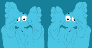 Cartoon Porn – 1boy 1girl 5 toes blue fur breasts cartoon network cat catboy cute feet